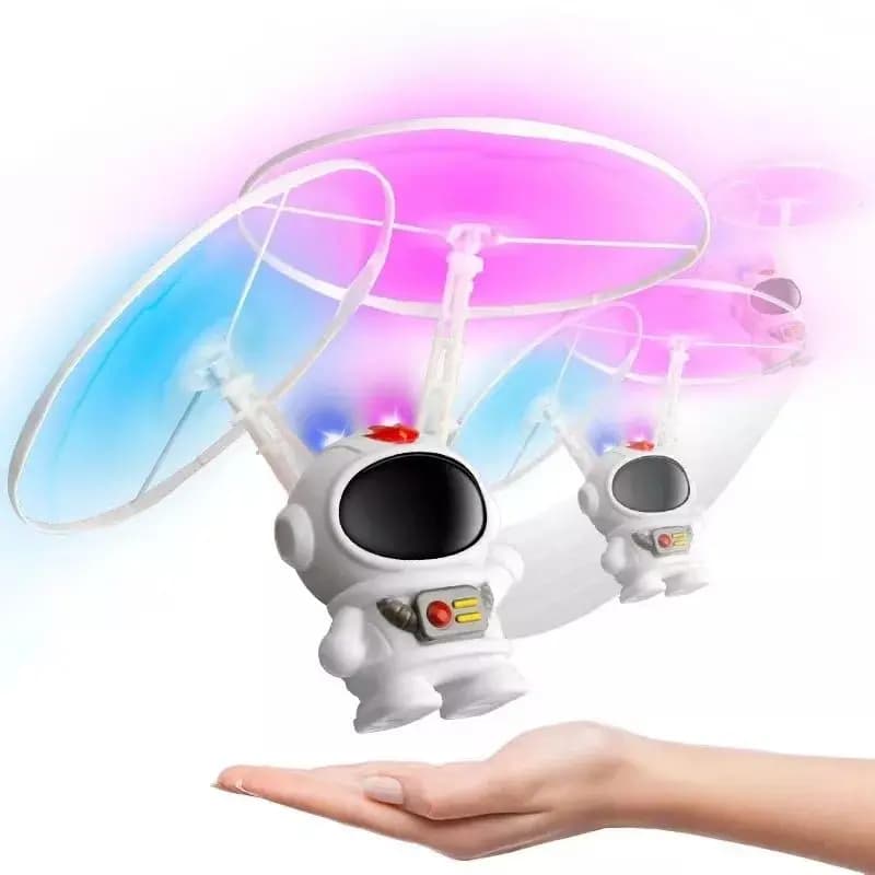 Black Technology Spinning Gyro Will Fly The Suspension Fingertip Gyro Colorful Luminous Gyro Built-in Battery Children's Toys