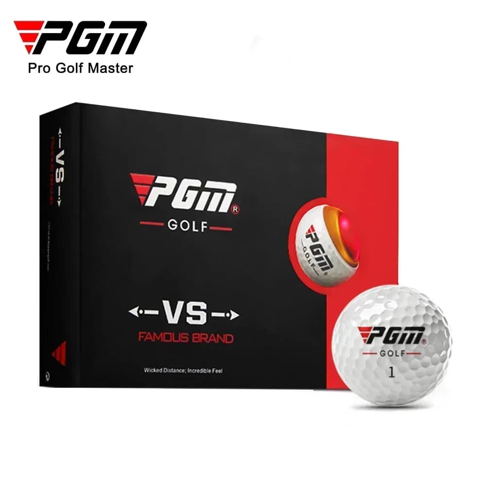 PGM Golf Ball Three-layer Match Ball Gift Box Package Golf Ball Set 12pcs Set/ 3pcs Game Use Q017