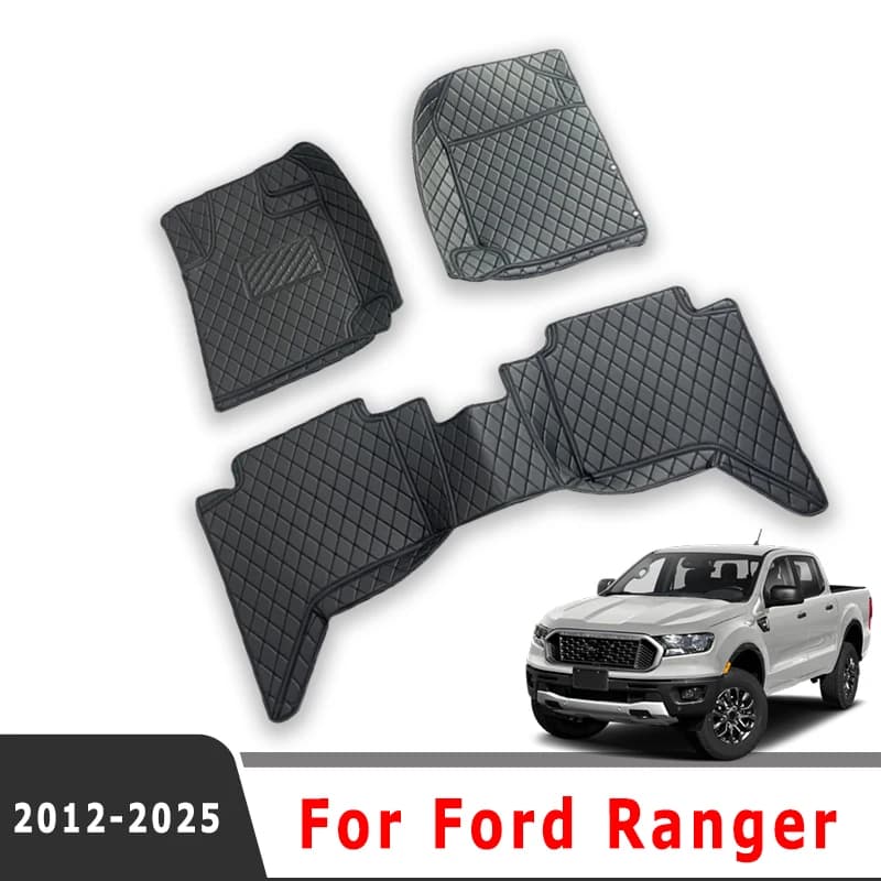 For Ford Ranger 2025 2024 2023 2022 2021 2020 2019 2018 2017 2016 2015 2014 2013 2013 2012 Carpets Interior Auto Waterproof
