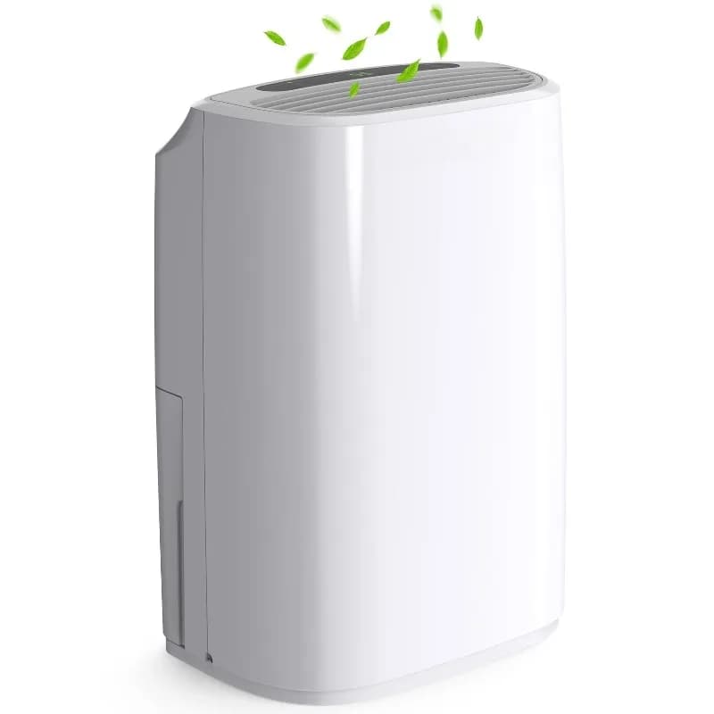 Deumidificatore con display a diodi emettitori di luce Tecnologia del compressore termoelettrico per camera da letto Essiccante in plastica per uso domestico