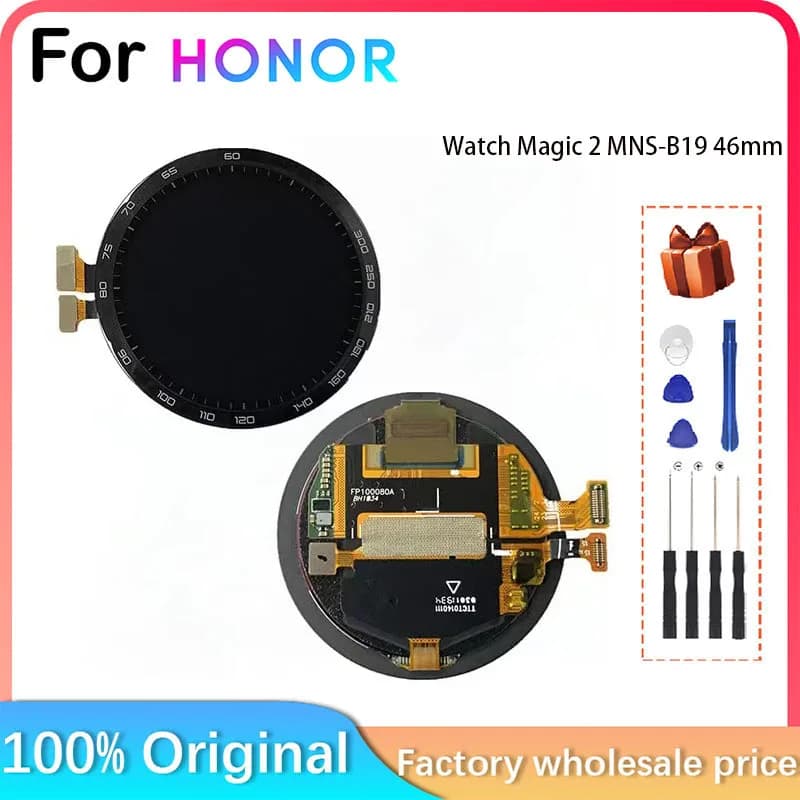 Per Huawei Honor Magic 2 46mm Smartwatch cornice senza bordi Display LCD parti dello schermo di ricambio per la riparazione