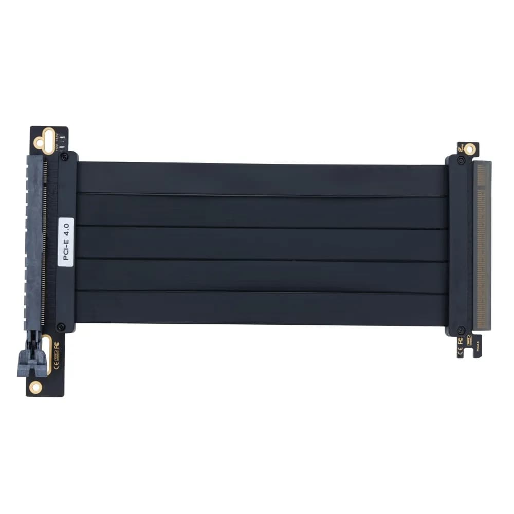 PCIe 4.0 X16 GPU Riser Cable Black White PCI Express Graphics Card Extension Cable High Speed Gaming PC Video Card Extender Cord