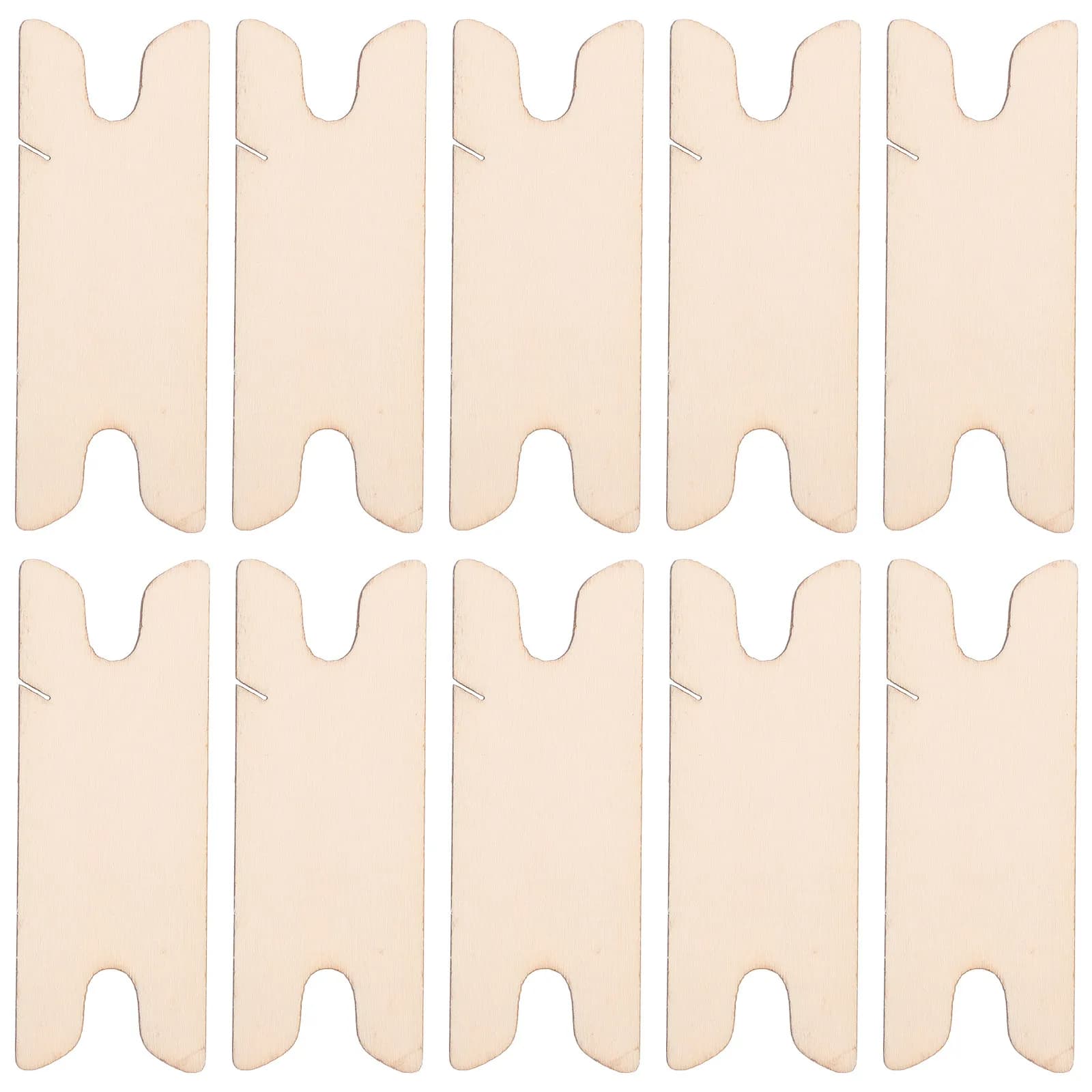 10 Pieces Multifunctional Wood Sticks for Fa-da-te Weaving, Belts, Scarves, Furnishing Projects, Weaving Sheets, Navet Tools, Knitting Tools