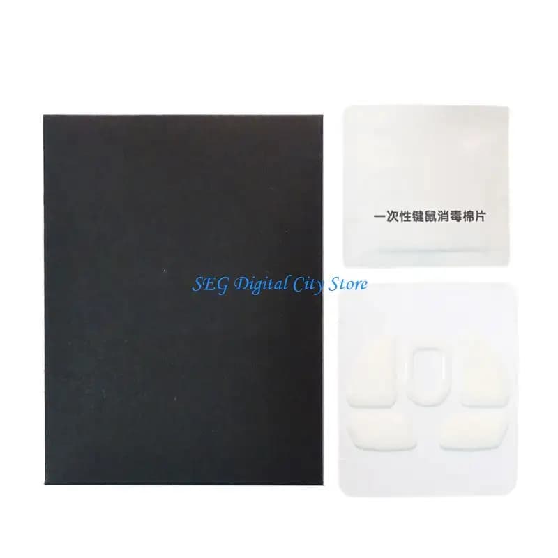 U75B Esportstiger Mouse da ghiaccio Pattini Adesivi Piedini per mouse Pad Scivoli rotondi Bordi curvi per mouse ATK