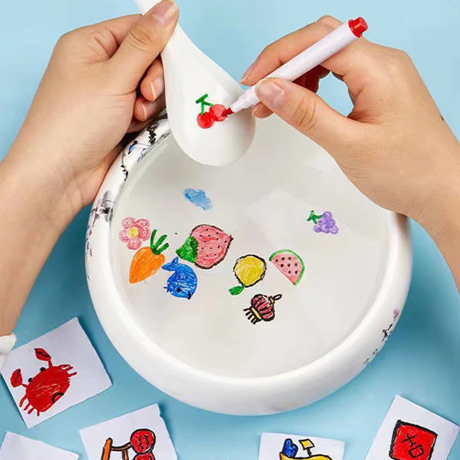 8 colori 12 colori penna galleggiante ad acqua penna a inchiostro magico pennarello per lavagna Graffiti disegno penna per pittura regalo di cancelleria per bambini