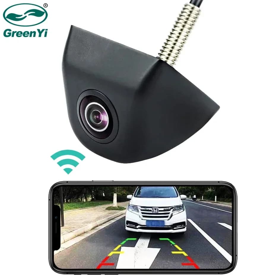 GreenYi HD 720P 170 ° Fisheye Universal Wireless 5G WiFi DVR Recorder for Car Camera Reverse for iPhone and Android Phone