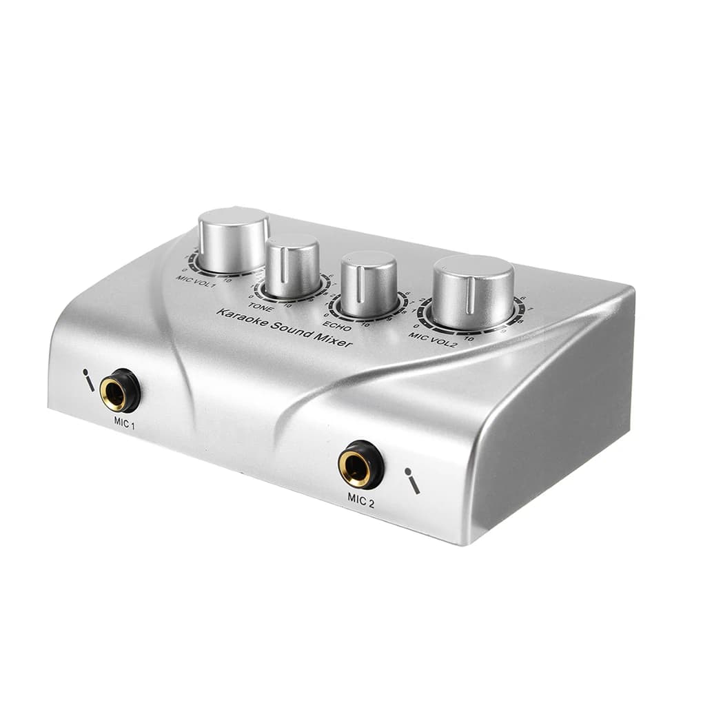 Mixer audio Doppie ingressi microfono Azienda Palcoscenico Casa KTV Camere Karaoke digitale Sistema audio professionale Macchina Spina americana