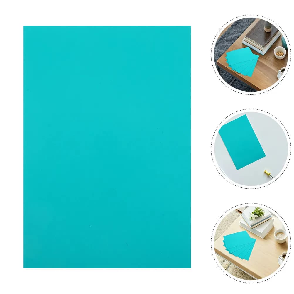6Pcs Linocut Carving Plates Soft PVC Printmaking Sheets Smooth Cutting Fine Texture Craft Engraving Board for Detailed Stamps