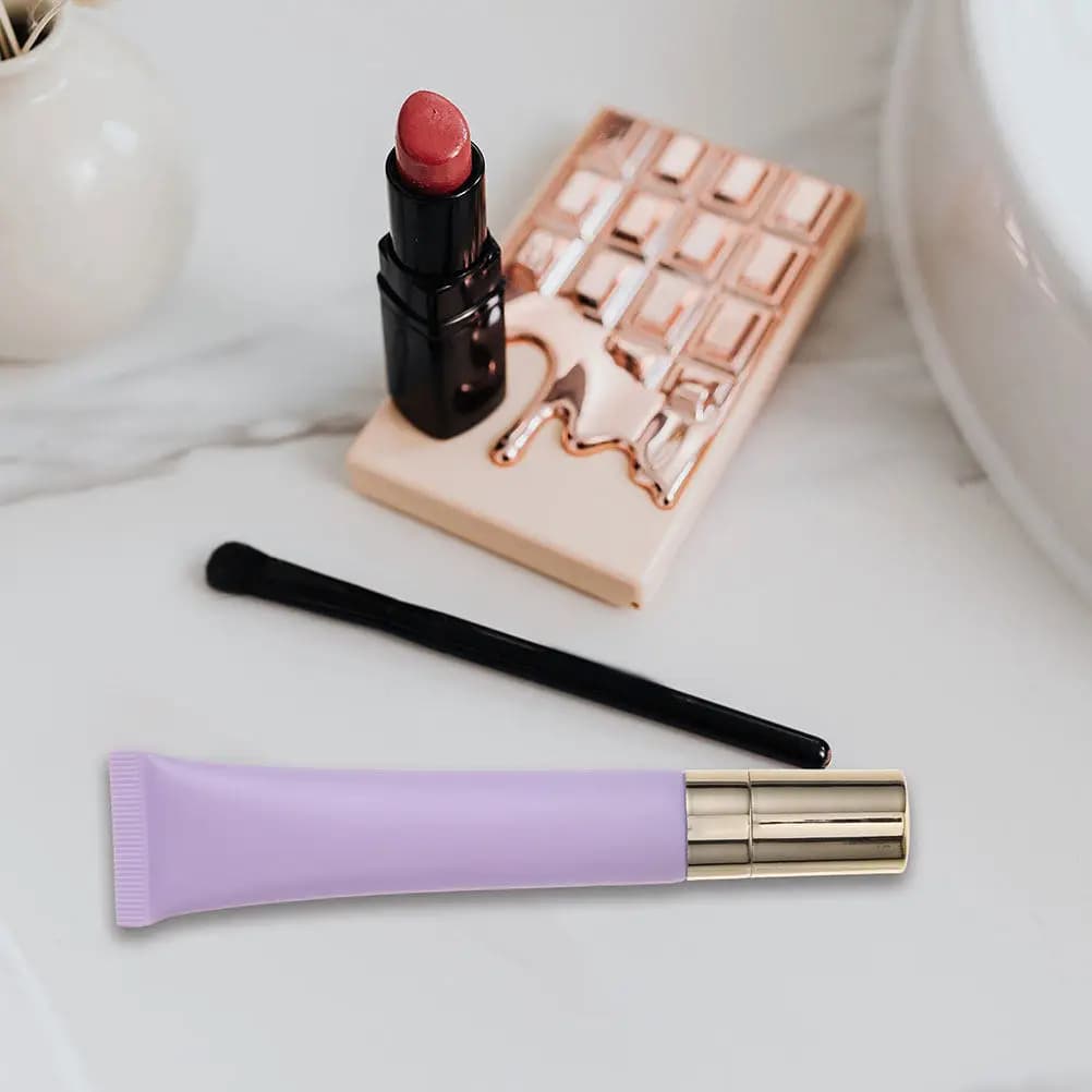 2 tubi per crema contorno occhi, tubi per olio essenziale, dispenser per crema da viaggio vuoto e ricaricabile, applicatore portatile per la bellezza femminile