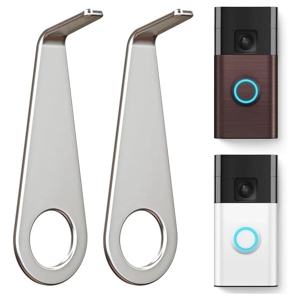 Strumento chiave di rimozione sicura da 2 pezzi per strumento di sostituzione chiave campanello video anello Strumento chiave di apertura campanello in acciaio inossidabile