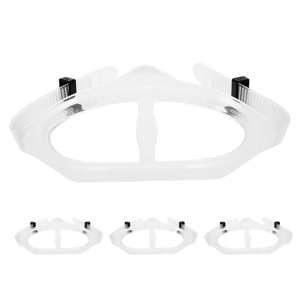 4 Pezzi Cinghie per Maschera Subacquea in Silicone Morbido Elastico, Cinghia per Maschera Subacquea a Regolazione Rapida, Ricambio per Occhiali da Snorkeling e Immersione