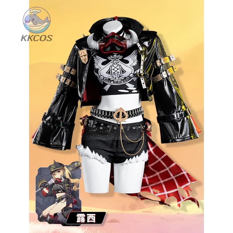 Gioco Zenless Zone Zero Lucy Costume Cosplay Goth Dress Maschera Casco Uniforme ZZZ Gioco di ruolo Anime Party Suit Abbigliamento KKCos