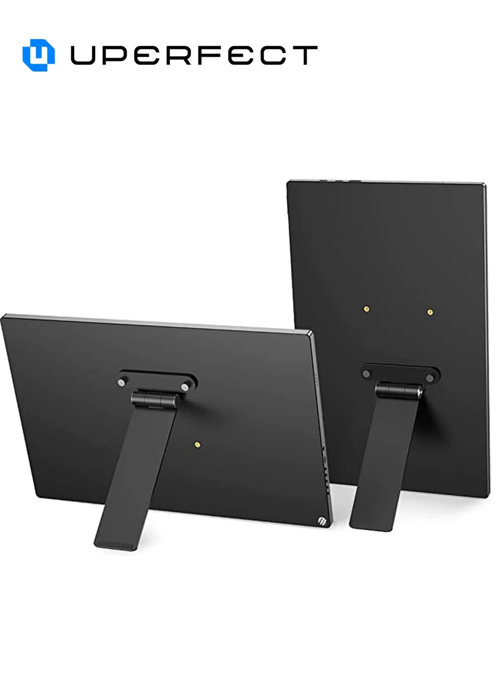 Supporto VESA portatile UPERFECT con vite manuale Uperfect supporto da tavolo per Monitor VESA autoportante da 7 a 17.3 pollici con girevole/inclinazione/Rota