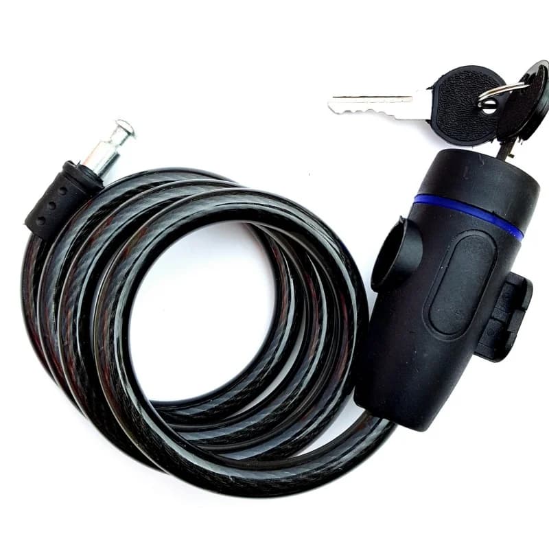 Lucchetto per catena per moto resistente Lucchetto per bici antifurto in metallo da 84 cm con 2 chiavi per la massima sicurezza e il rinforzo della bicicletta