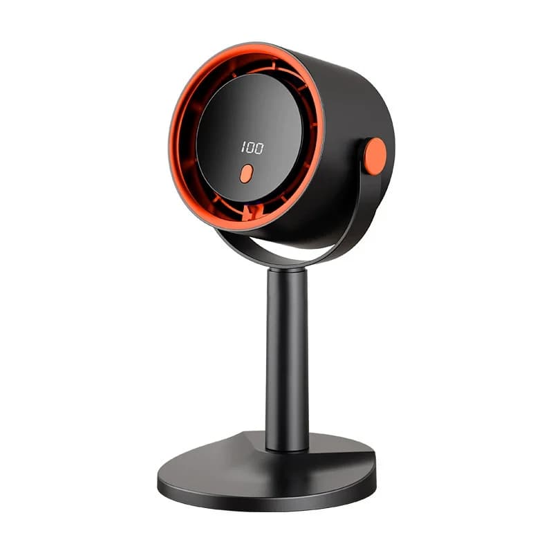 Leafless turbine electric fan, portable outdoor camping fan, small cooling fan. Suitable for use in offices and homes.