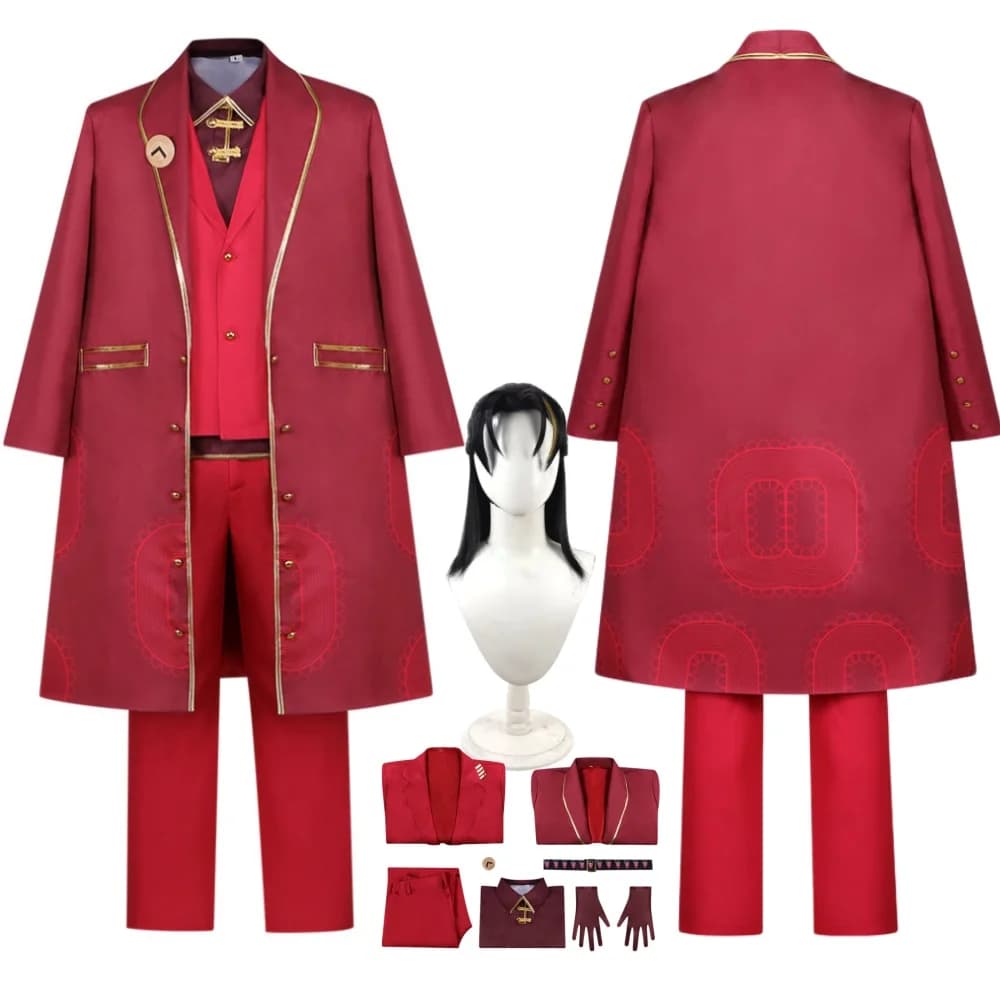Costume Cosplay Lei Heng, Completo Limbus con Cappotto, Maglia, Pantaloni e Guanti, Outfit per Giochi Anime e Role Play