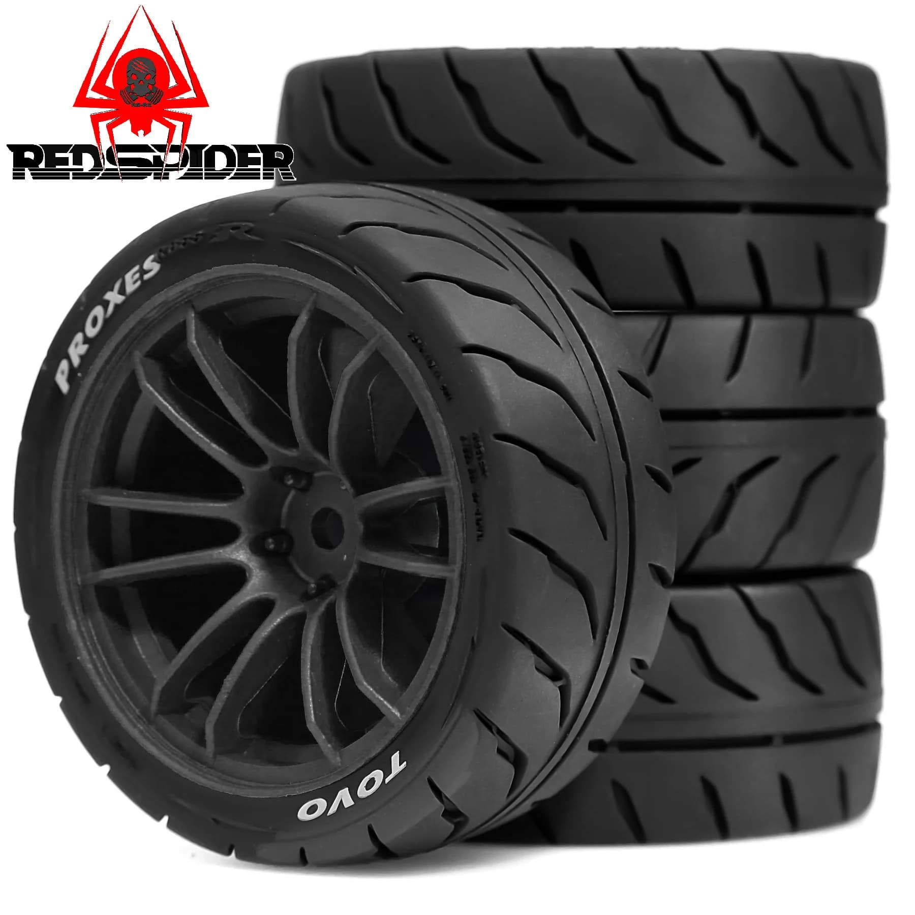 1:10 RC Drift Pneumatici 12mm Hex RC Ruote e pneumatici Pneumatici in gomma 4 pezzi per 1/10 On-Road Drifting Car Traxxas HSP Tamiya HPI Kyosho D