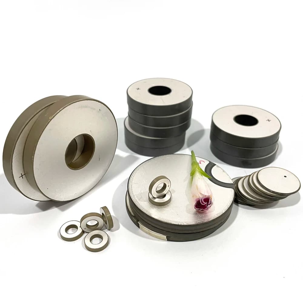 Personalizza qualsiasi dimensione Anello/tubo/piastra/quadrato/rettangolo piezoelettrico in ceramica con elemento vibrante piezoelettrico Pzt