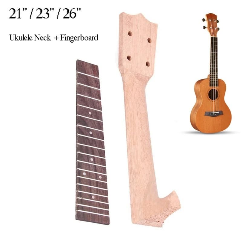 Manici per ukulele da 21/23/26 pollici + set di tastiere in palissandro, adatti sia per principianti che per musicisti esperti