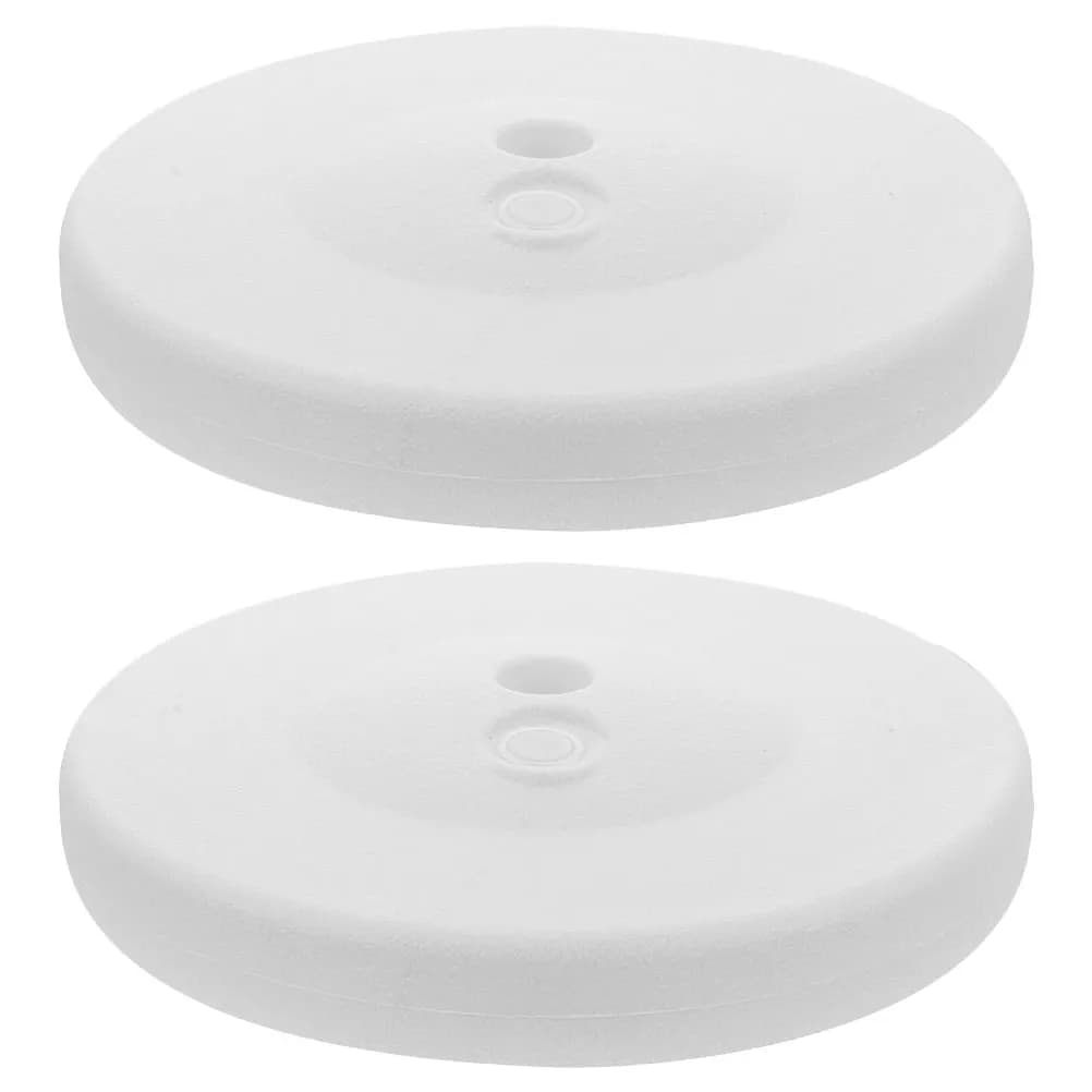 Round support with bow base for balloon filled with water from 2 pieces for party decorations Supplies for columns Plastic fillable weight