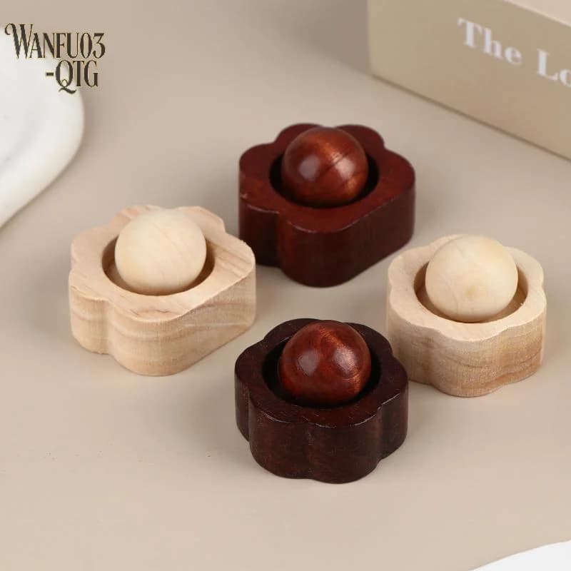 Vendita calda Diffusore di oli essenziali in legno Diffusore di fragranze Ornamento Diffusore di aromaterapia senza fuoco in legno massello per la decorazione domestica