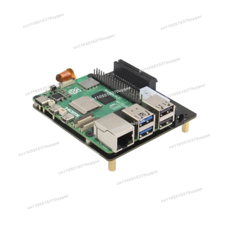 Raspberry Pi 5PI5 PCle expansion card to PCIe X4 standard compatible with a variety of PCIe X1010 expansion
