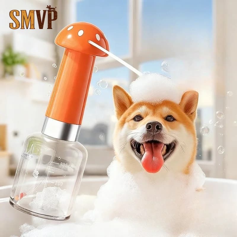 Rechargeable Pet Bath Foam Maker Automatic Shampoo Dilution Foaming Device Portable Bubble Dispenser for Dog Cat Grooming