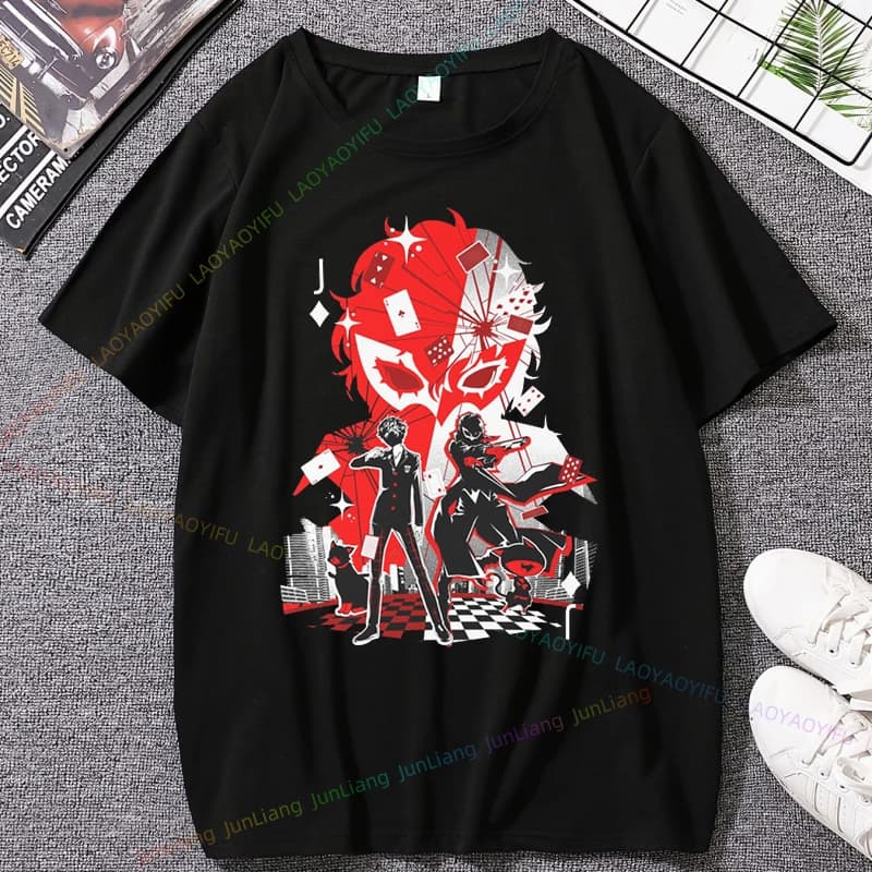 Person 5 Me and Myself TShirt Unisex short sleeve shirt 100% breathable cotton for players