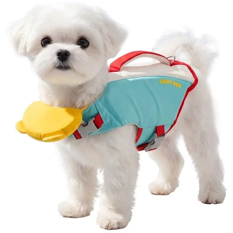 ABMH-Dog Life Vest Portable Super Large Buoyancy Swimming For Small And Medium-Sized Dog Clothing