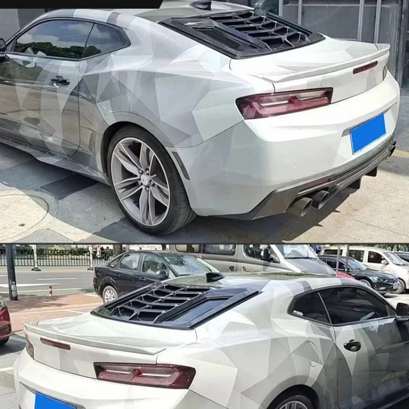 Adatto per Chevrolet Camaro Corvette C7 Modificato Lunotto Posteriore Feritoia Parabrezza Posteriore Deflettore del Vento Spoiler Parasole
