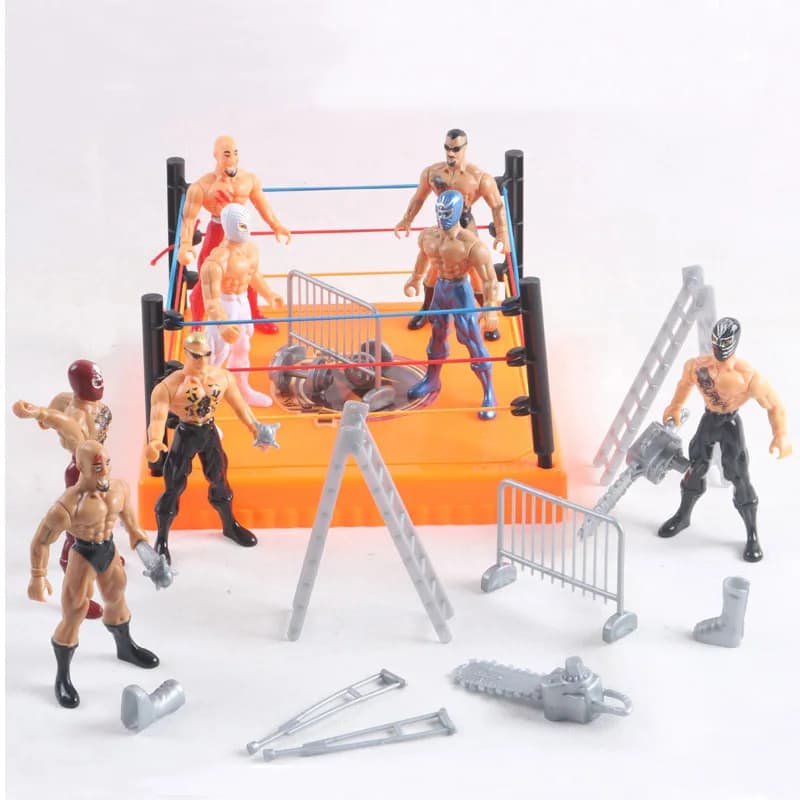 Giocattoli per l'infanzia Wrestling Club Wrestler atleta gladiatore modello personaggio mobile bambola guerriero giocattolo Set regalo per bambini ragazzi