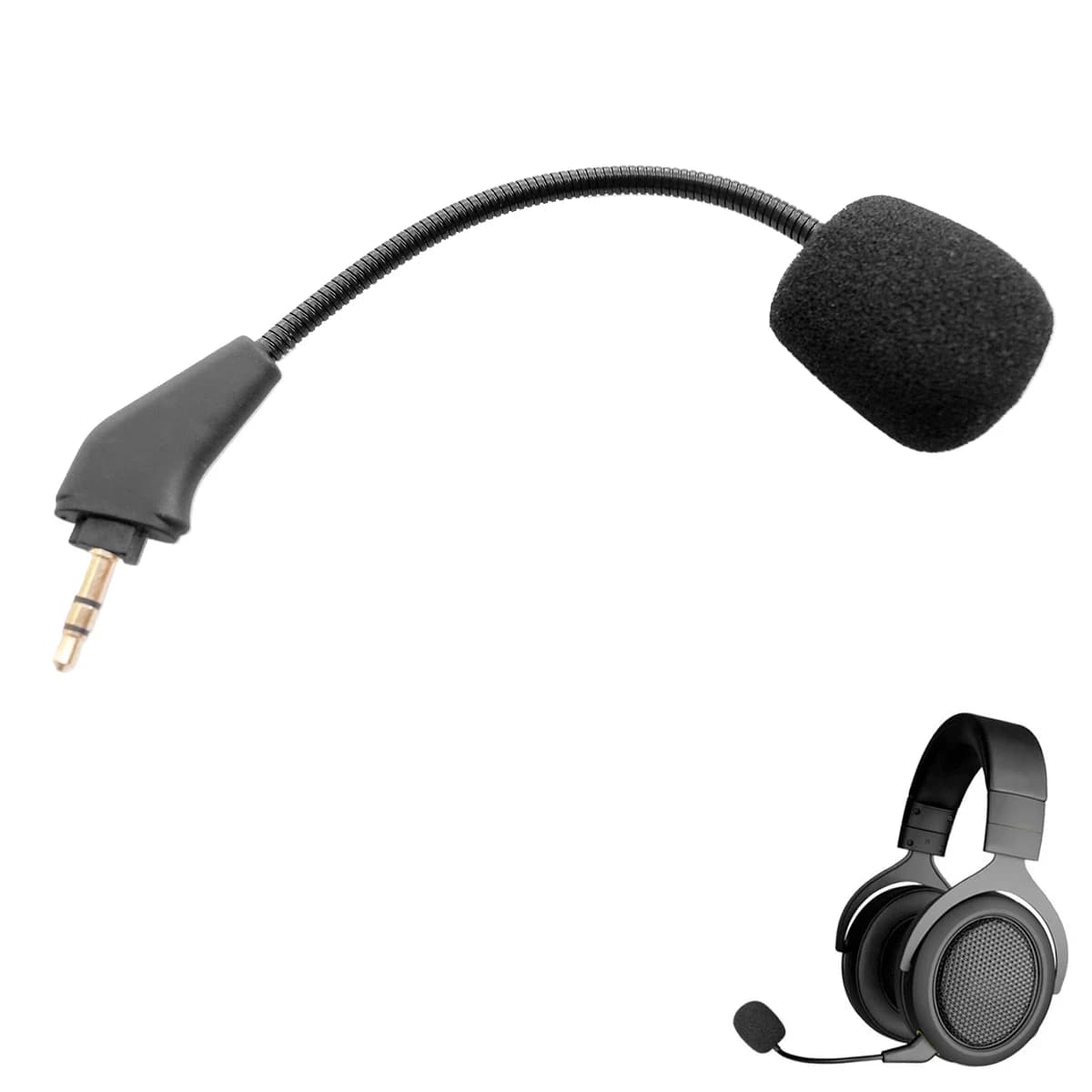 Replacement Game Mic for Corsair HS50 HS50Pro HS60 HS70SE Gaming Headset PS4 Pro PS5 Xbox One X Computer PC Microphone Boom