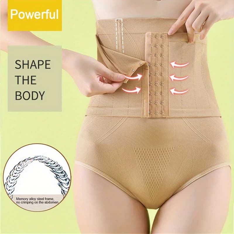 1 pcs women high waist modeling brief adjustment buckle body shaper underwear slimming ass lifter control pant shapewear