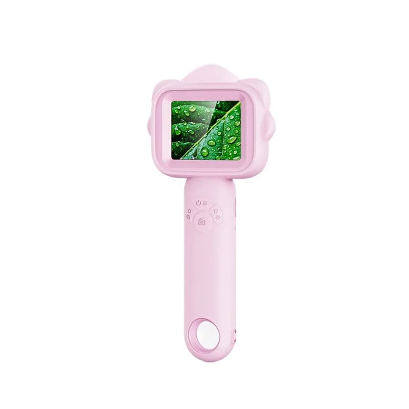 Microscopio d'ingrandimento per bambini Giocattolo per cartoni animati Microscopio portatile da tiro