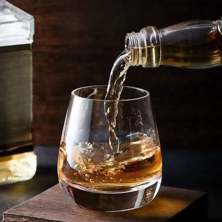 Bicchiere da whisky Trasparente Whisky Bar Bicchieri da cocktail Bicchieri da bere Scotch Liquore Bicchieri Birra Milk Shake Succo Latte Tazza
