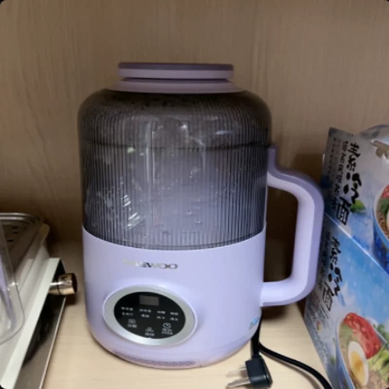 220V Soy Milk Blender Small Automatic Low Noise Without Resistant Squeeze CQ Cooking Machine