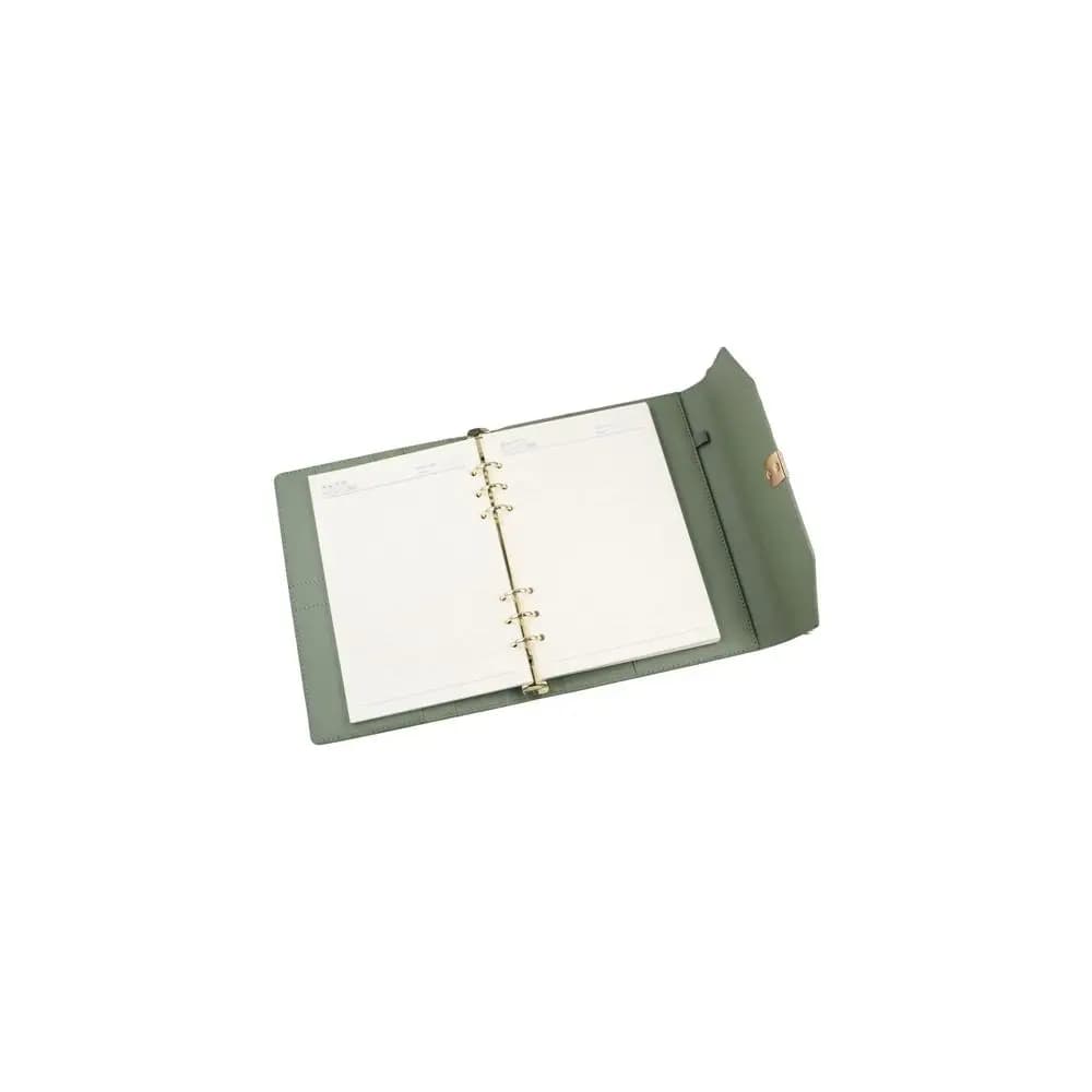Agenda Planner A5 A6 con Copertina in Pelle PU, Organizer, Diario, Blocco Note a Fogli Mobili, Stile Minimalista