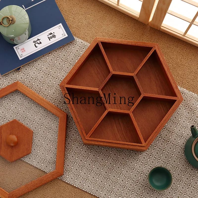Nuova scatola per caramelle e frutta secca SM per la casa, scatola in legno per snack e frutta da soggiorno, scatola creativa per caramelle da matrimonio