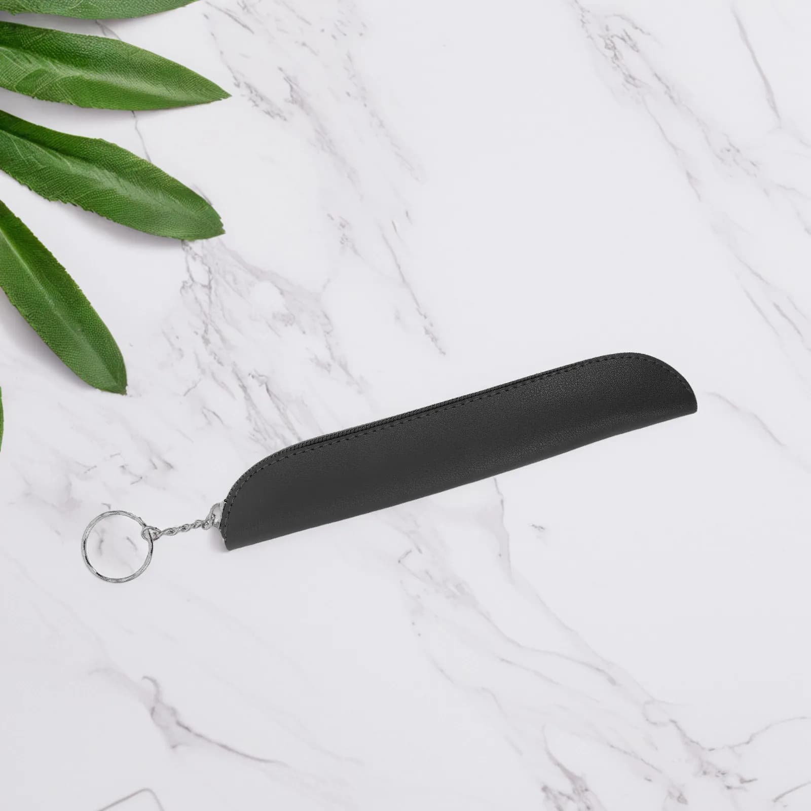 Astuccio Mini in PU, Piccola Custodia per Penne Insulina, Borsa Compatta con Cerniera per Penne e Cancelleria, Ideale per Scuola e Viaggi