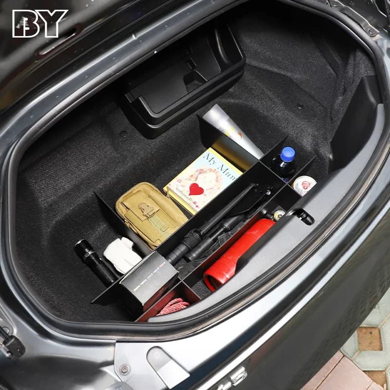 Auto Baule Posteriore di Stoccaggio Finitura divisore Organizzatore Piastra Parziale Per Mazda MX-5 2016-2023 ABS Accessori Auto