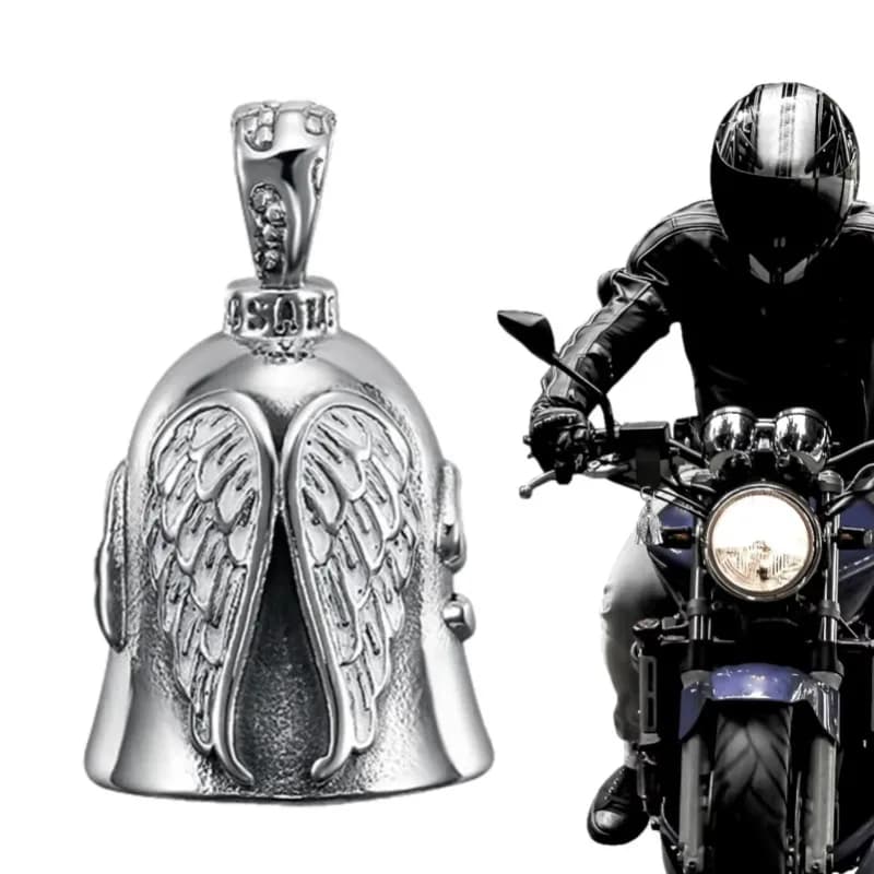 Riding Bell Angel Guardian Biker Riding Bell Portable Motorcycle Accessories Motorcycle Gift for Bikers
