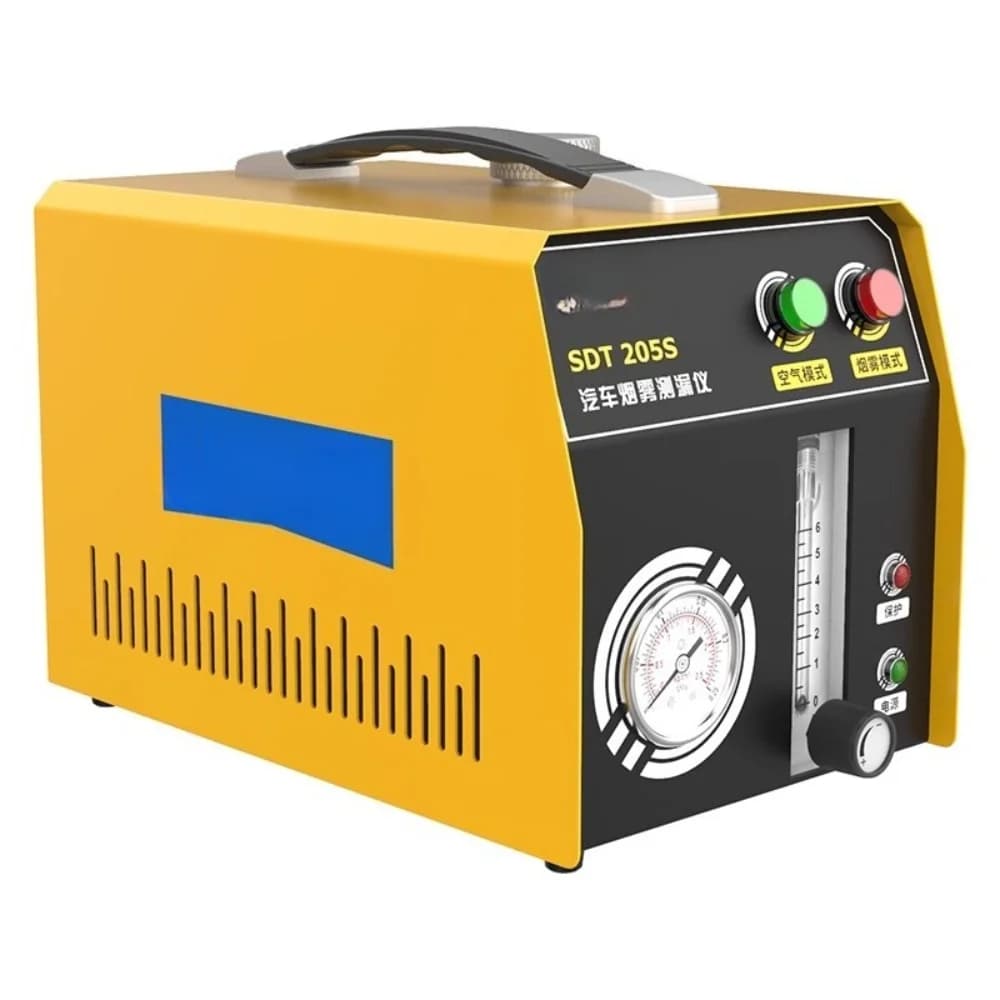 Rilevatore di perdite di fumo per automobili Strumento diagnostico di guasti di perdita d'aria Sistema di presa d'aria Tester di fumo di posizionamento del veicolo