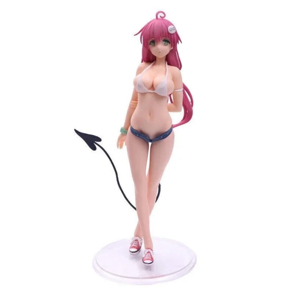 Statuetta Anime To Love Ru Darkness Lala Satalin Versione Bikini 8 Pollici Figura SENZA SCATOLA
