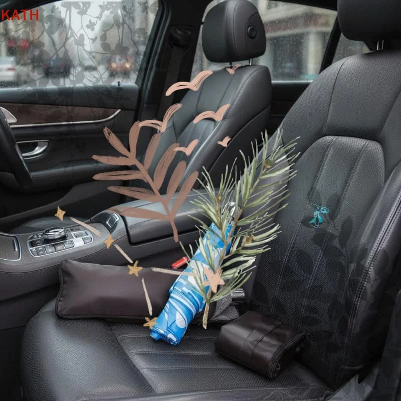 Microfiber Umbrella Storage Bag Black Folding Carrier With: Handle Hanging Loop Hand Washable