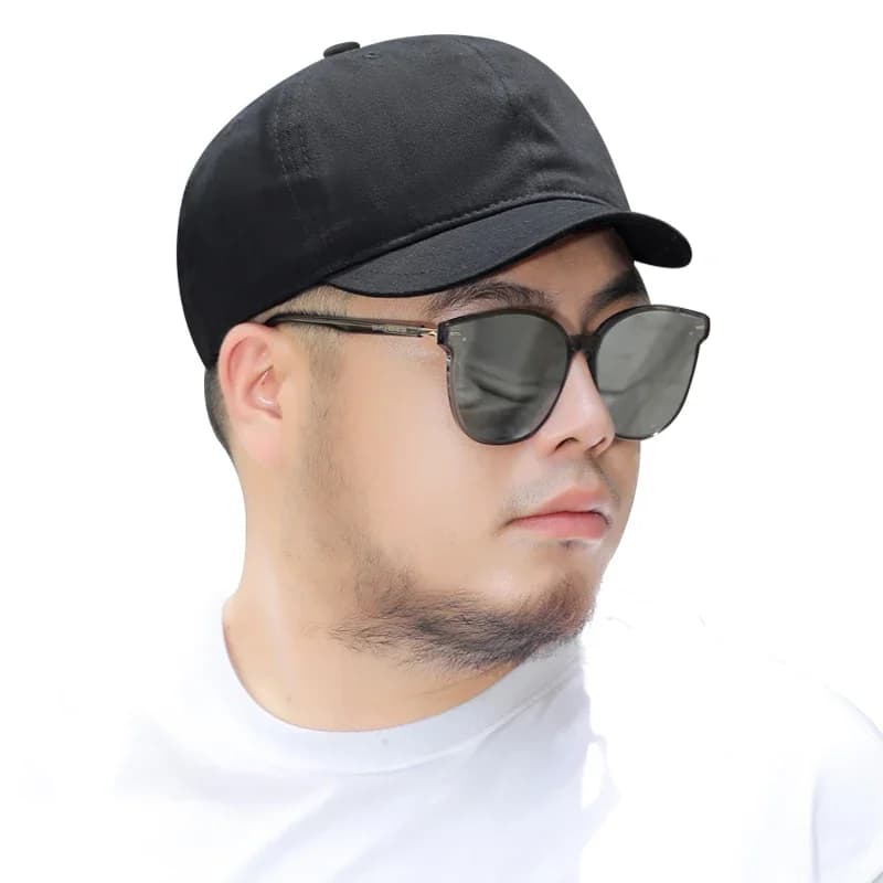 Short Brim Deep Top Large Cotton Sport Cap for Big Face Men Summer Outdoors Cycling Size 54 - 60cm 59 - 65cm