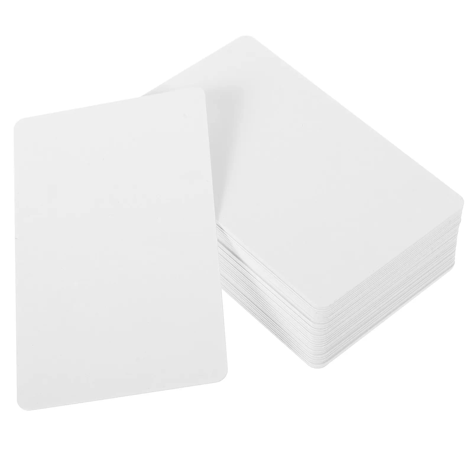 30 Pezzi Carte PVC Bianche Vuote per Sistemi di Controllo Accessi, Biglietti da Visita, Carte di Credito, NFC