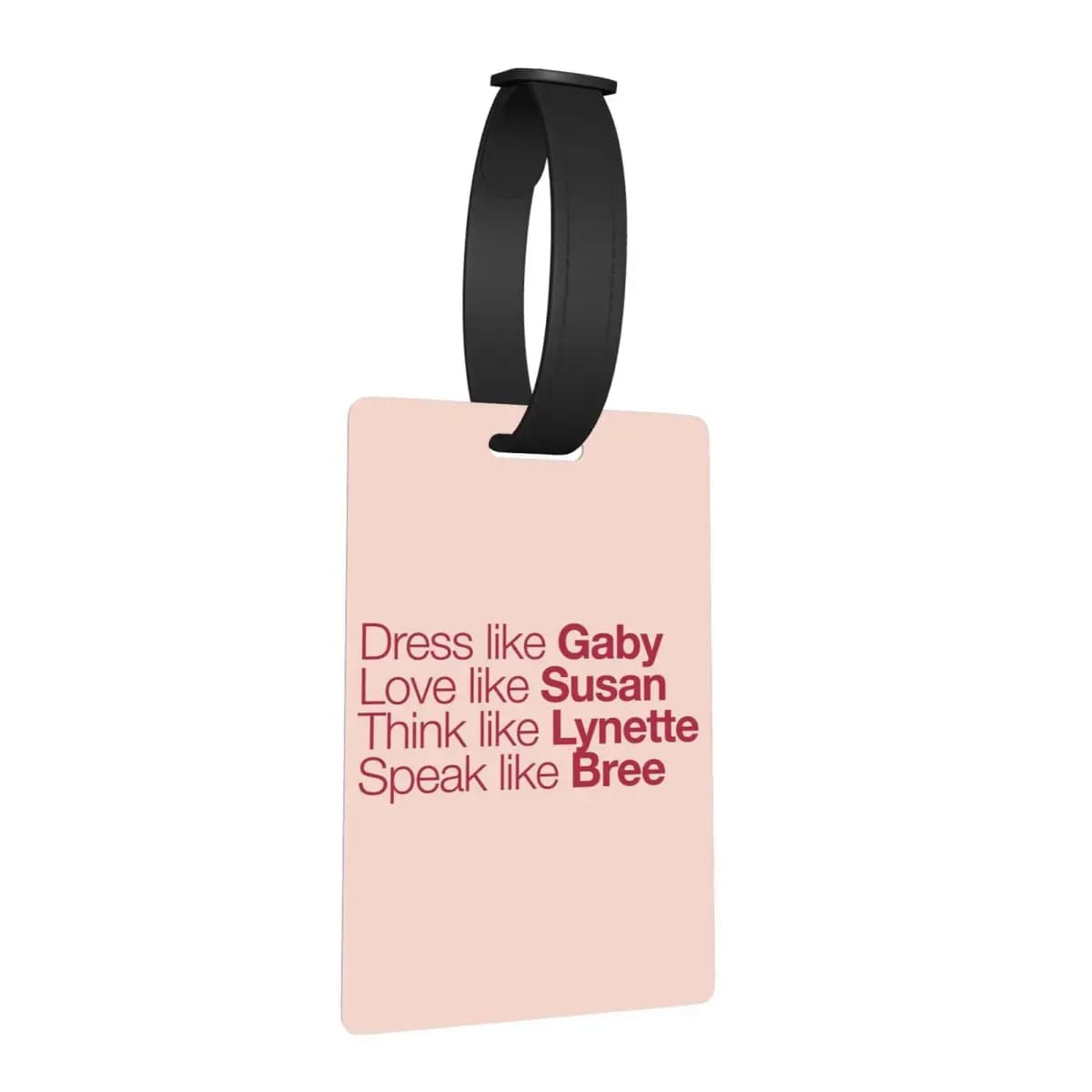 Etichette per Bagagli (Pepita Rossa) delle Spose Disperate, Accessori per Valigie, Etichetta per Bagaglio da Viaggio, Porta Etichetta con Nome e Indirizzo