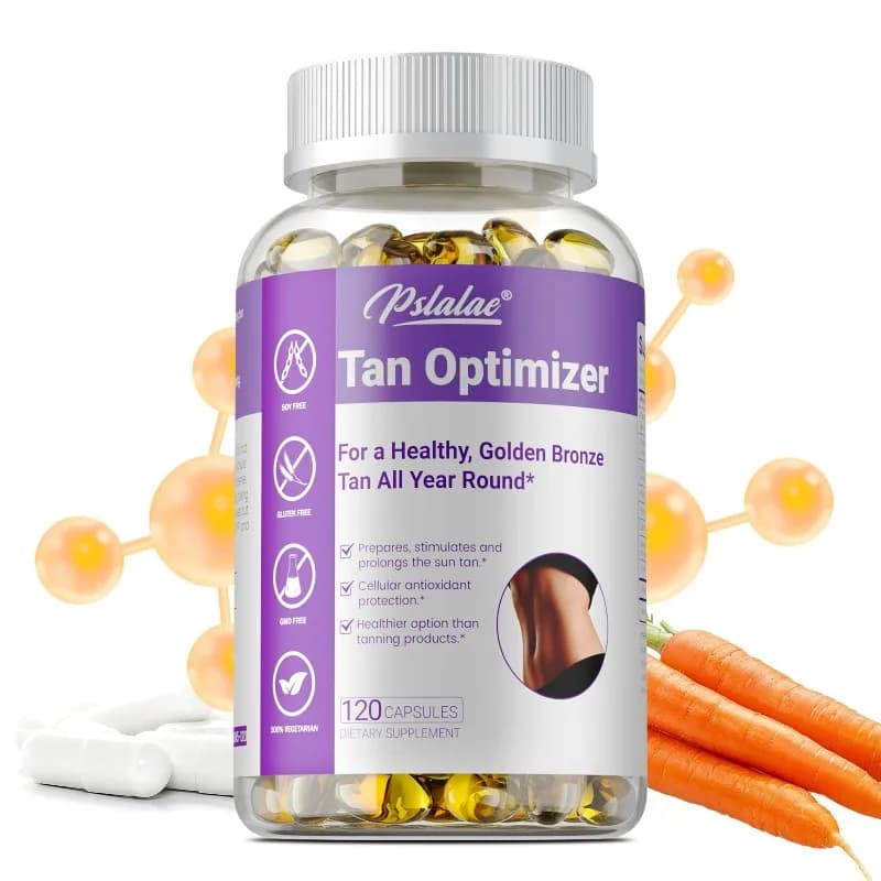 Tan Optimizer Supplement - Natural Tanning, Supports Cellular Energy, Reduced Fine Lines, Improve Dryness and Roughness