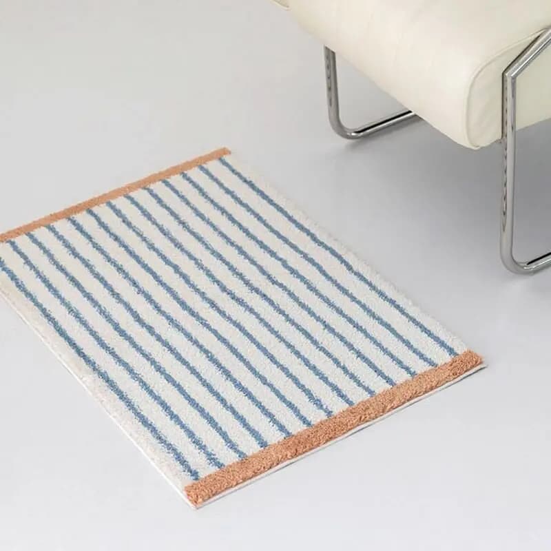 Fake cashmere bath mat, toilet pad, bath door mat, quick drying domestic carpet