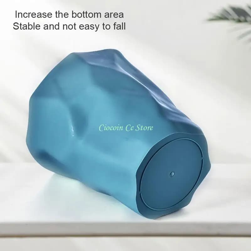 X90F Stile Nordico Irregolare Pattumiera Moderna Colore Solido Plastica Spazzatura Bidone Della Spazzatura Cestino Dei
